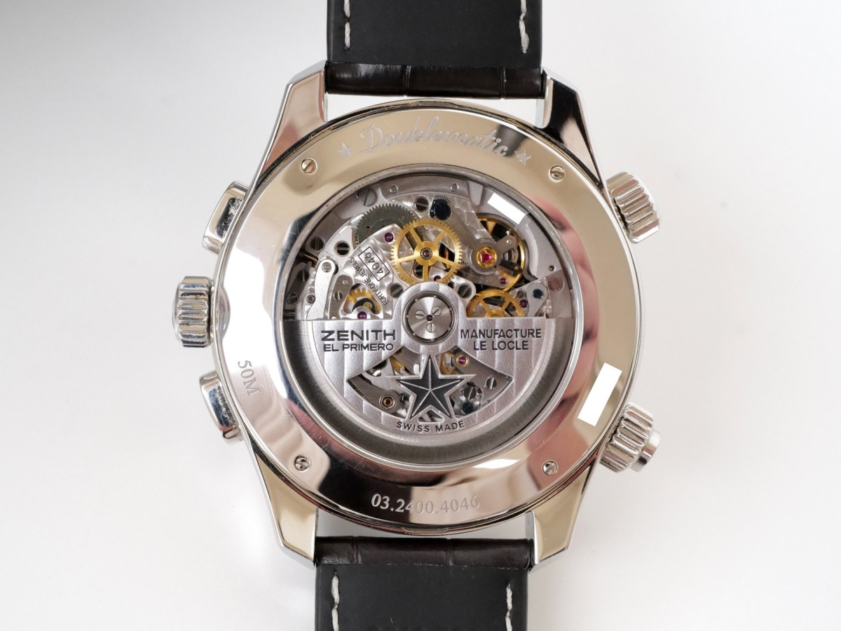 Швейцарские часы Zenith Pilot Doublematic World Time Alarm Chronograph El Primero 46