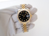 Швейцарские часы Rolex Datejust 36 Jubilee Steel 18K Yellow Gold Black Diamond Dial