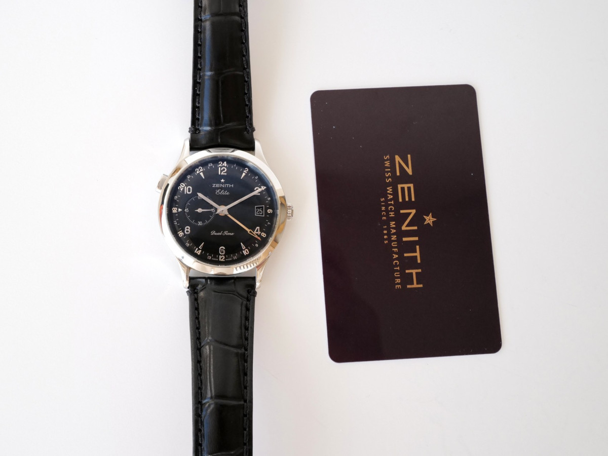 Швейцарський годинник Zenith Elite Class Dual Time 39