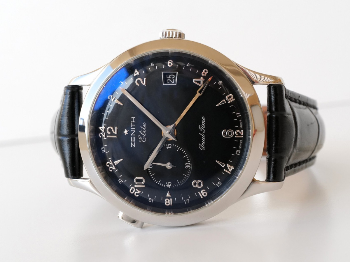 Швейцарський годинник Zenith Elite Class Dual Time 39