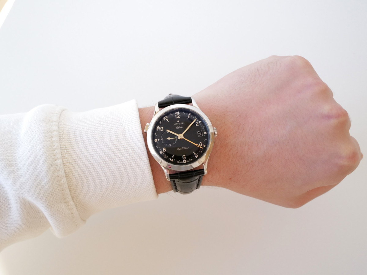 Швейцарський годинник Zenith Elite Class Dual Time 39