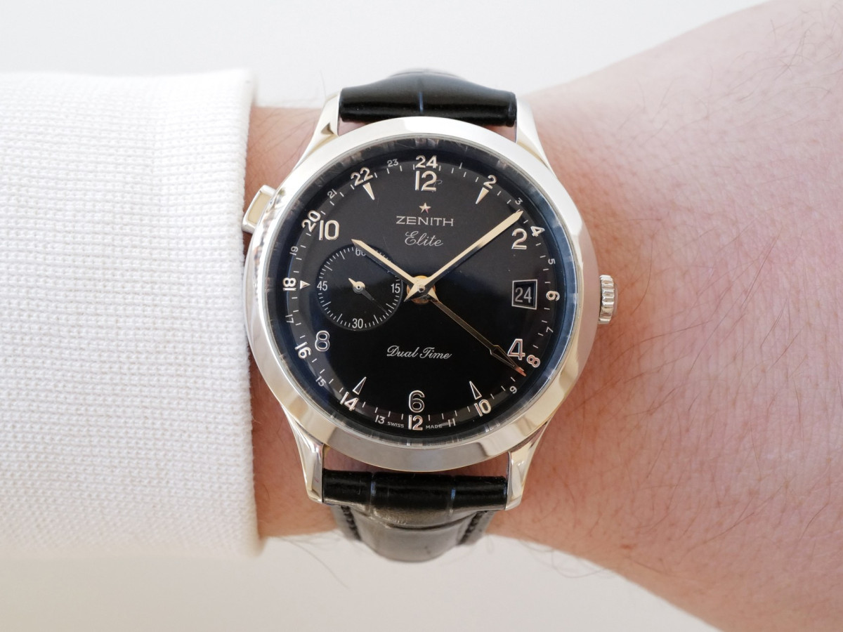 Швейцарський годинник Zenith Elite Class Dual Time 39