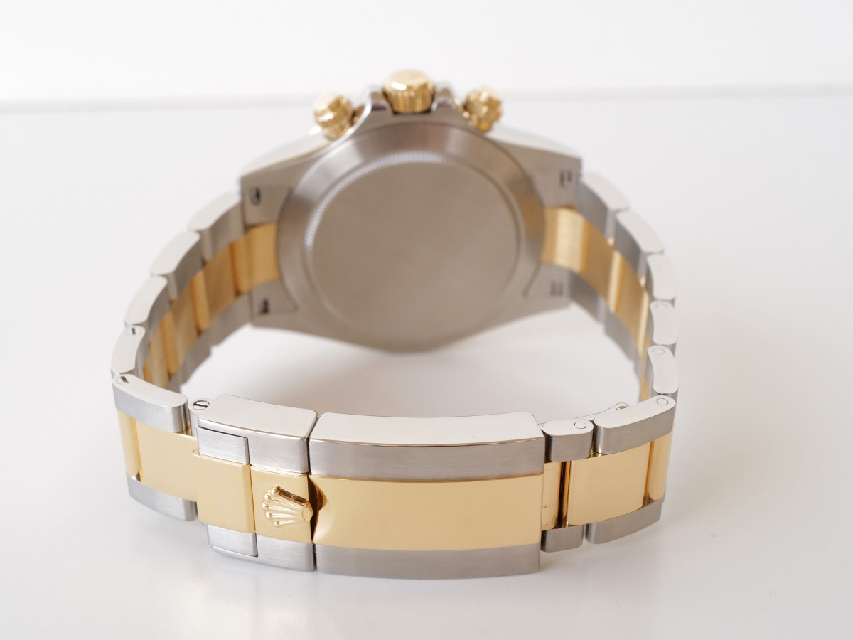 Швейцарские часы Rolex Cosmograph Daytona 18K Yellow Gold Steel Black Dial 40