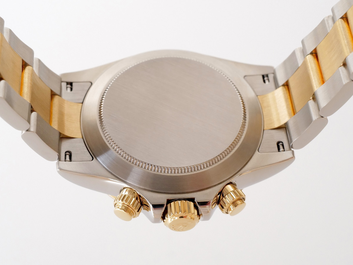 Швейцарские часы Rolex Cosmograph Daytona 18K Yellow Gold Steel Black Dial 40