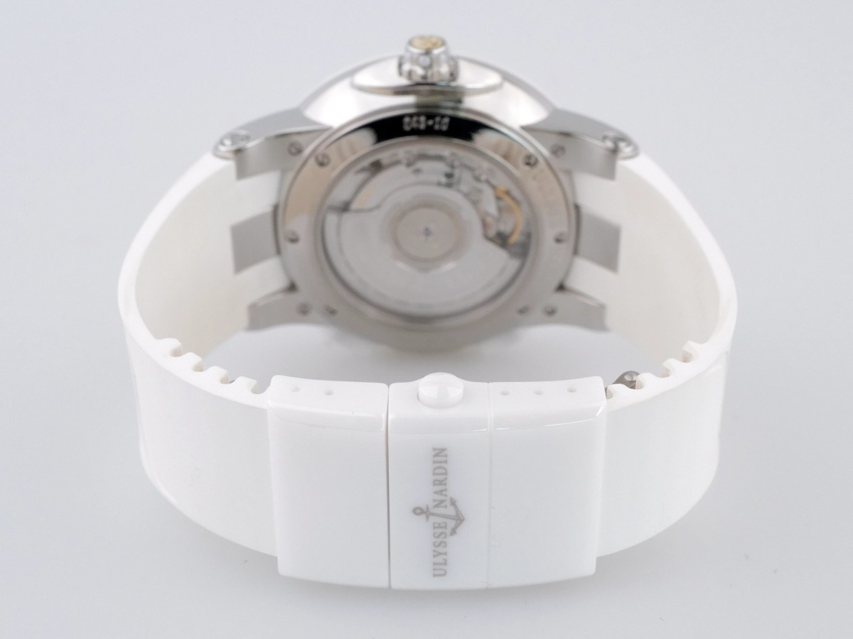 Швейцарський годинник Ulysse Nardin Executive Dual Time Lady MOP Diamond Dial 40