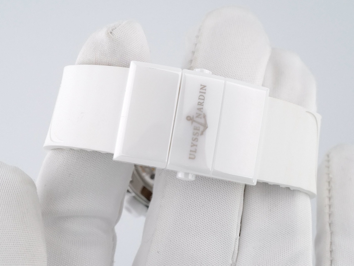 Швейцарський годинник Ulysse Nardin Executive Dual Time Lady MOP Diamond Dial 40