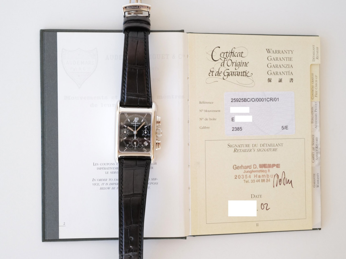 Швейцарские часы Audemars Piguet Edward Piguet Chronograph 18K White Gold