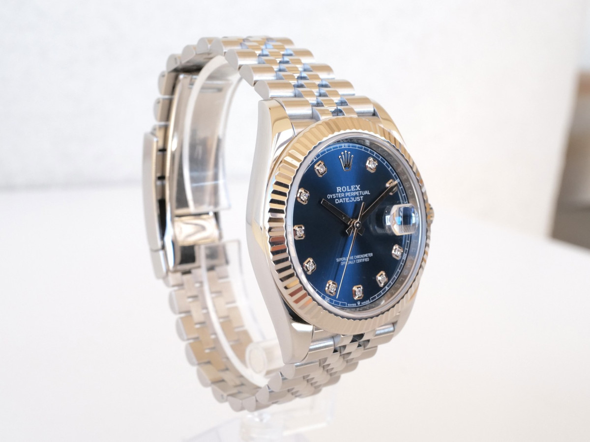 Швейцарские часы Rolex Datejust 41 Jubilee Blue Diamond Dial (2023)
