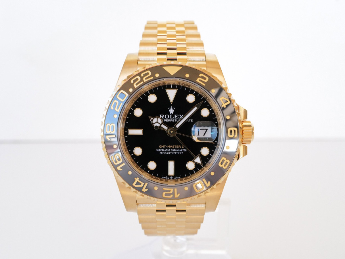 Швейцарские часы Rolex GMT-Master II Jubilee 18K Yellow Gold Zombie