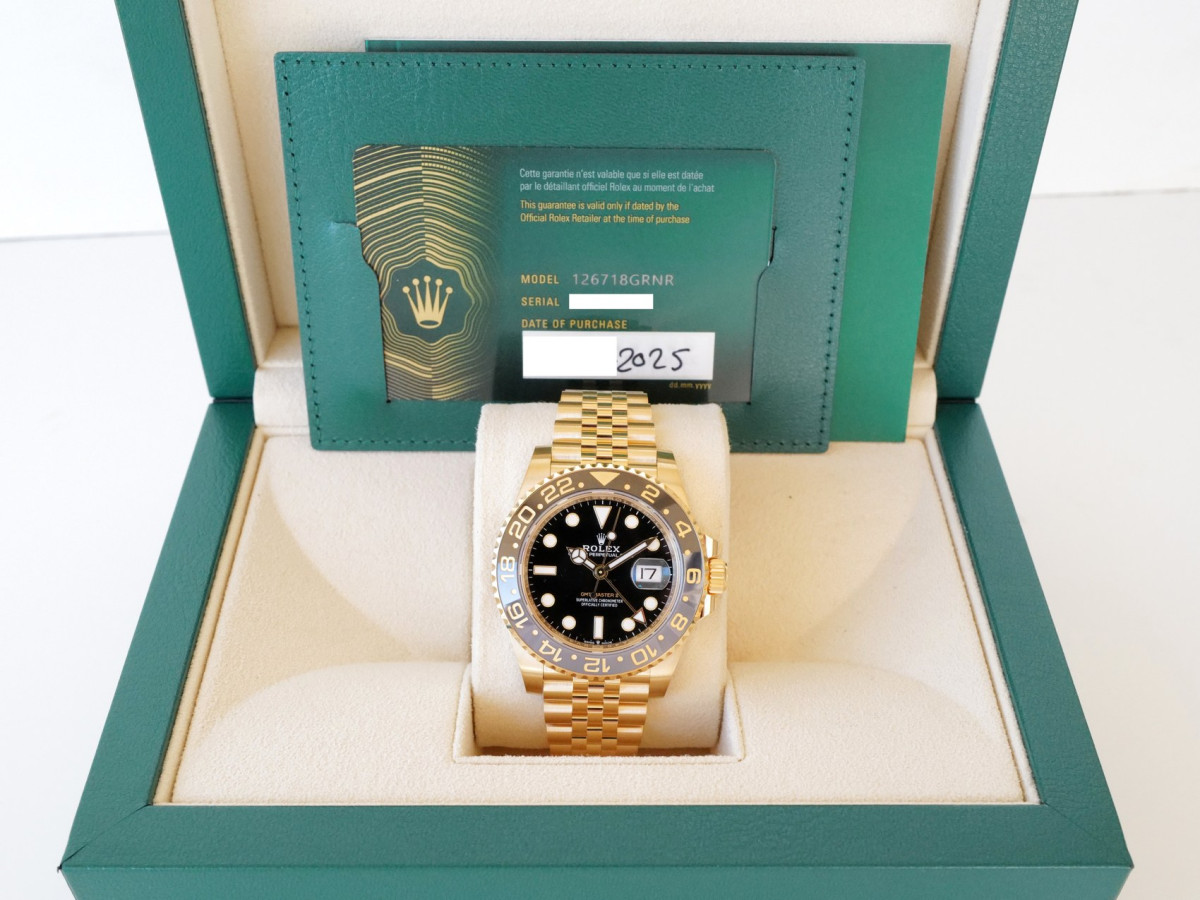 Швейцарские часы Rolex GMT-Master II Jubilee 18K Yellow Gold Zombie