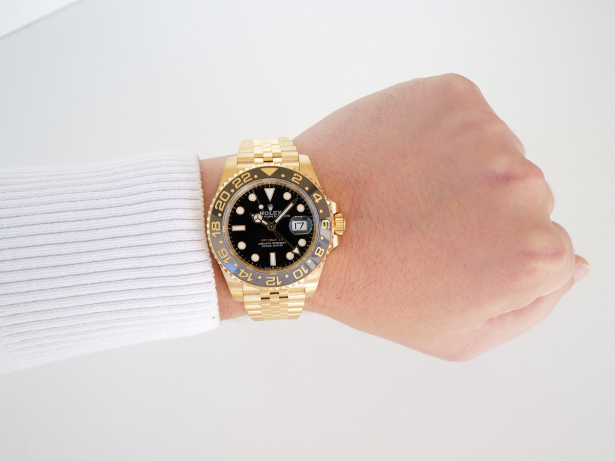 Швейцарские часы Rolex GMT-Master II Jubilee 18K Yellow Gold Zombie