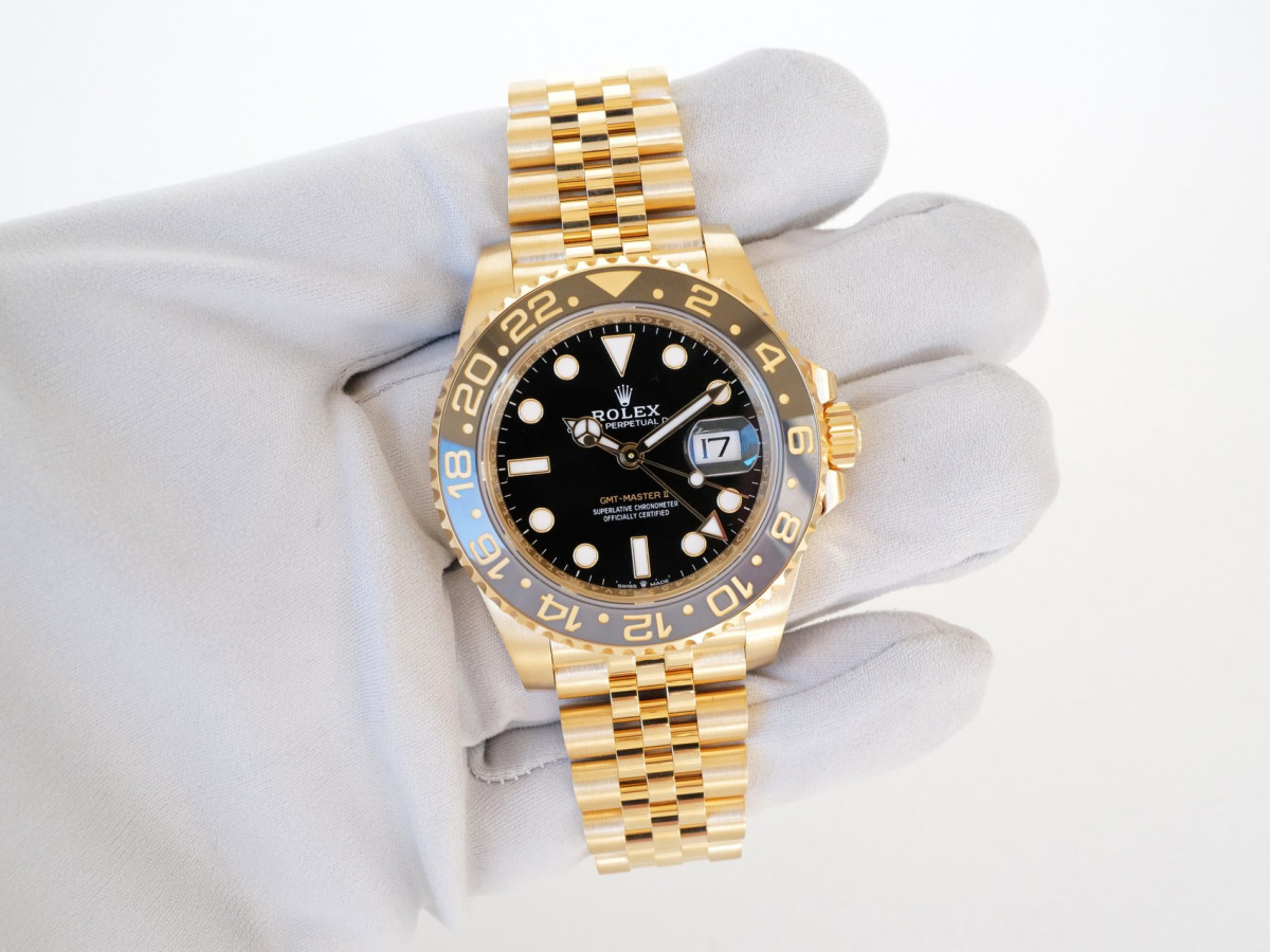 Швейцарские часы Rolex GMT-Master II Jubilee 18K Yellow Gold Zombie