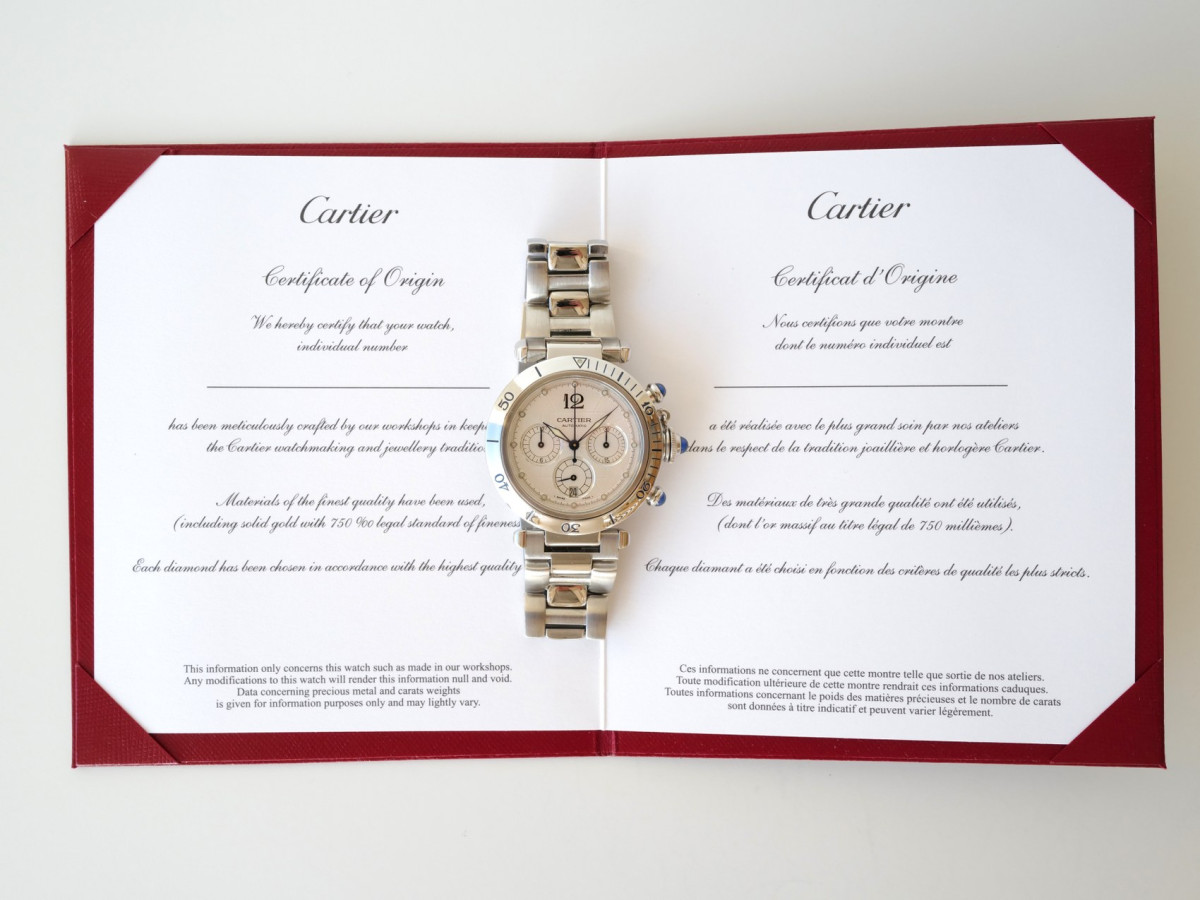 Швейцарський годинник Cartier Pasha Chronograph 38