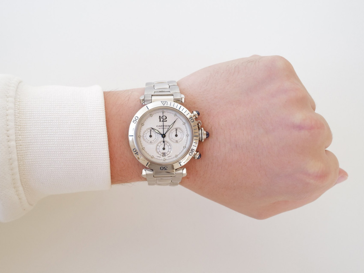 Швейцарський годинник Cartier Pasha Chronograph 38