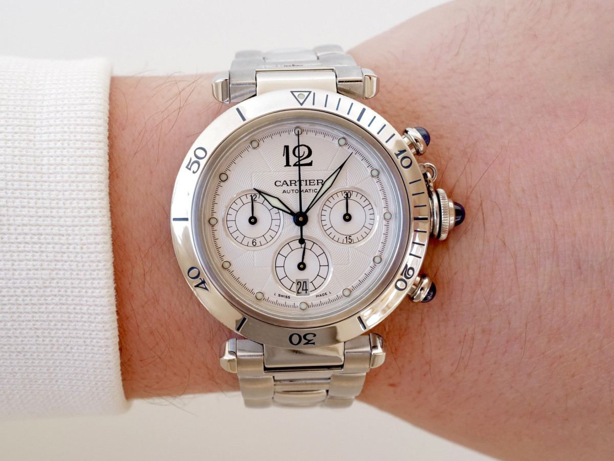 Швейцарський годинник Cartier Pasha Chronograph 38
