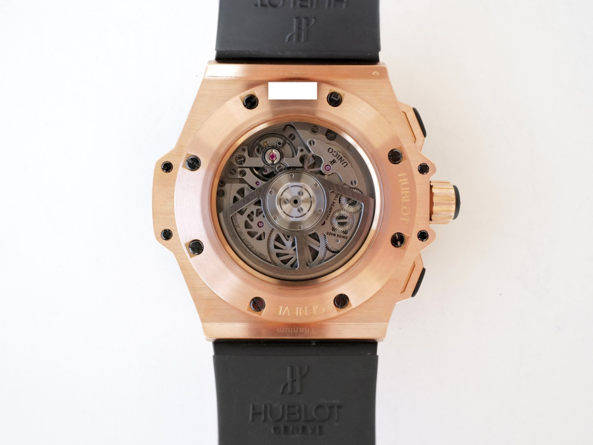 Швейцарський годинник Hublot King Power Unico Chronograph 18K Rose King Gold Carbon 48
