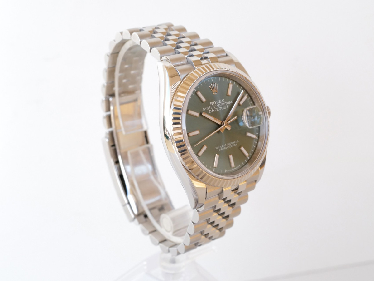 Швейцарський годинник Rolex Datejust 36 Jubilee Steel Mint Green Dial (2024)