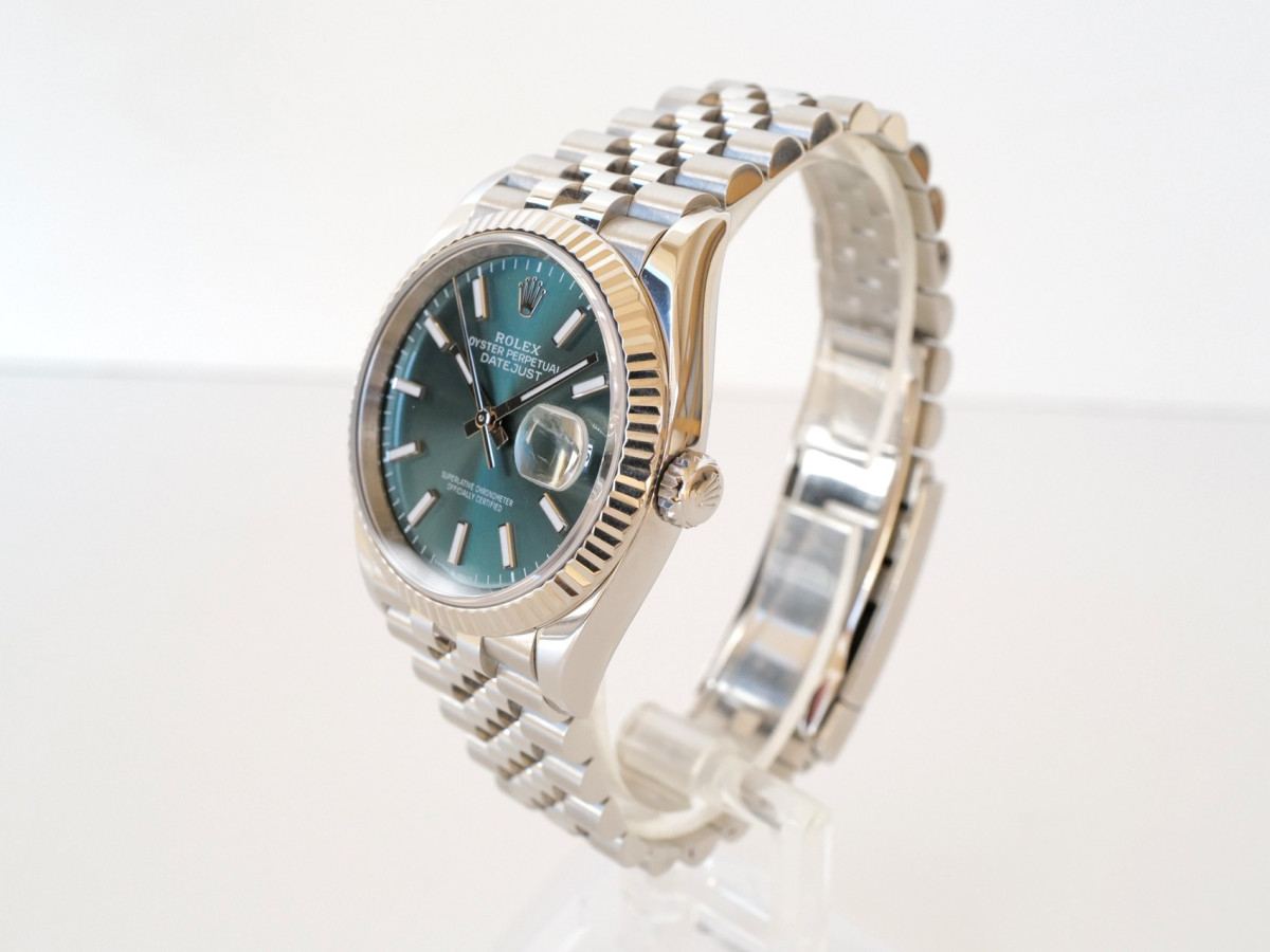 Швейцарський годинник Rolex Datejust 36 Jubilee Steel Mint Green Dial (2024)