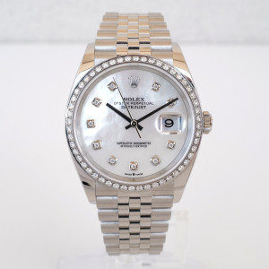 Швейцарський годинник Rolex Datejust 36 Jubilee MOP Diamond Dial Bezel