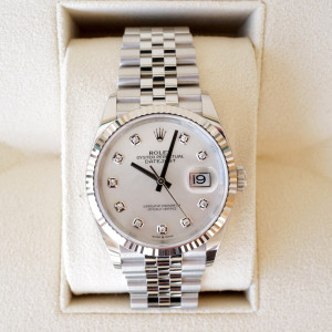 Швейцарський годинник Rolex Datejust 36 Jubilee Steel MOP Diamond Dial (2025)