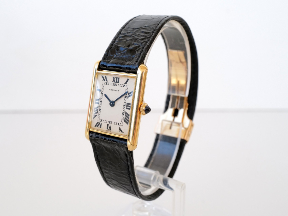 Швейцарские часы Cartier Paris Tank Louis Extra-Plate Manual Wind 18K Yellow Gold
