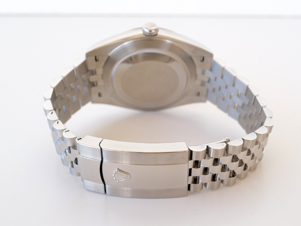 Швейцарський годинник Rolex Datejust 41 Jubilee Rhodium Diamond Dial (2024)