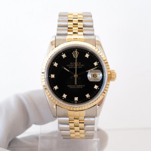 Швейцарские часы Rolex Datejust 36 Jubilee Black Diamond Dial