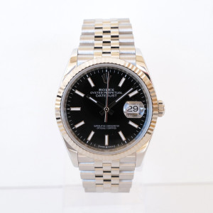 Швейцарские часы Rolex Datejust 36 Jubilee Steel Black Dial (2024)