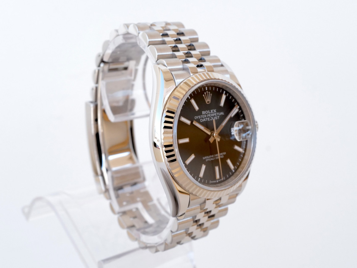 Швейцарские часы Rolex Datejust 36 Jubilee Steel Black Dial (2024)