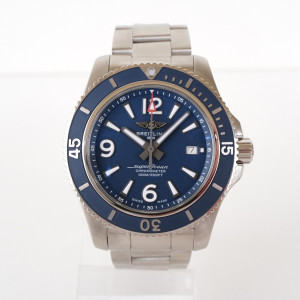 Швейцарские часы Breitling Superocean 44 Automatic Blue Dial