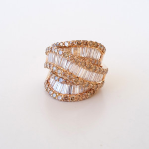 Швейцарские часы Женское кольцо Crivelli c бриллиантами 8ct 27g