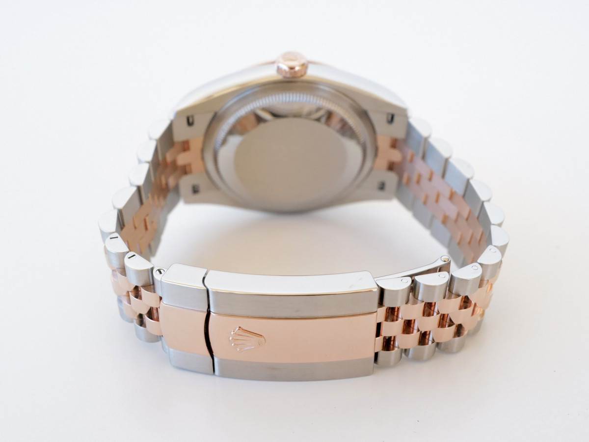 Швейцарские часы Rolex Datejust 36 Jubilee Steel 18K Rose Gold Silver Motif Dial (2023)