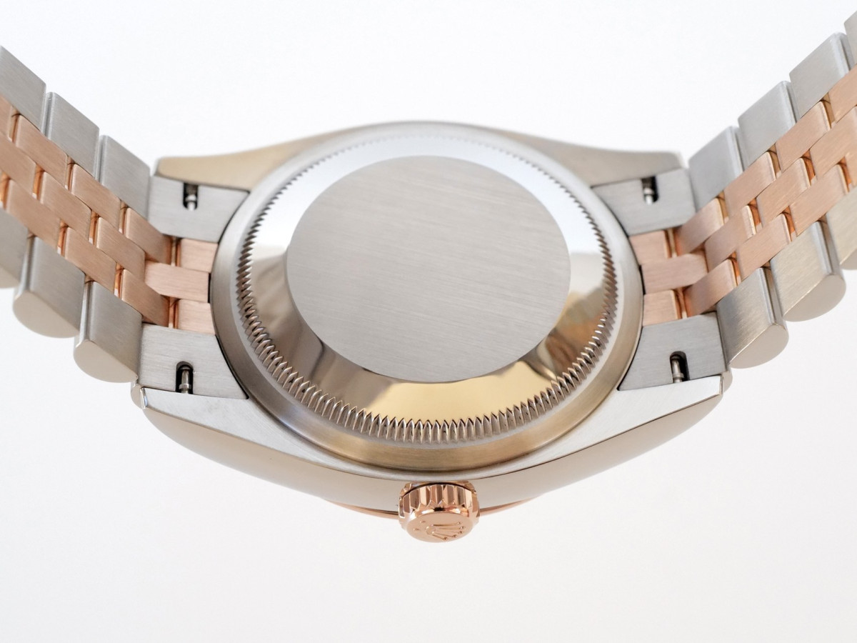 Швейцарские часы Rolex Datejust 36 Jubilee Steel 18K Rose Gold Silver Motif Dial (2023)