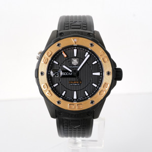 Швейцарський годинник TAG Heuer Aquaracer 500M Calibre 5 Titanium 18K Rose Gold 43