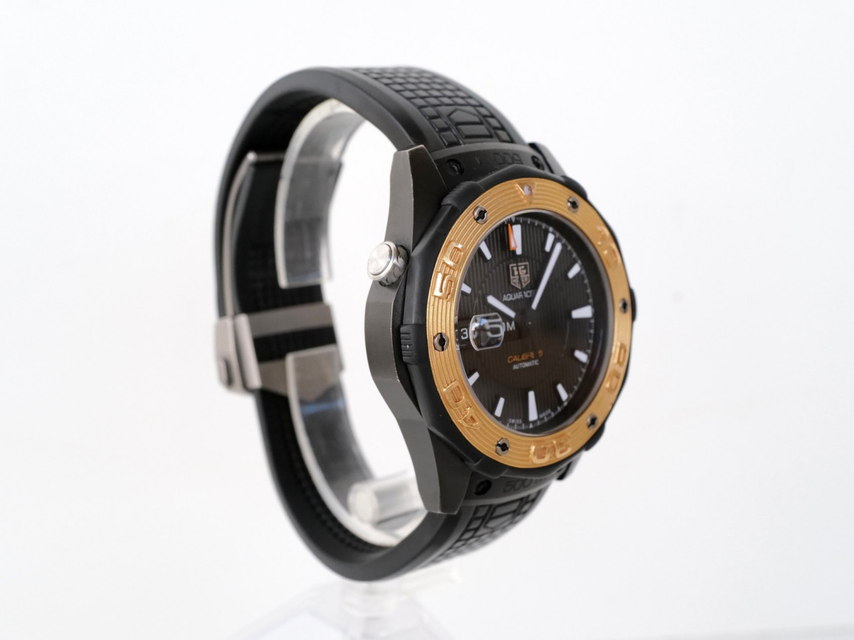 Швейцарський годинник TAG Heuer Aquaracer 500M Calibre 5 Titanium 18K Rose Gold 43