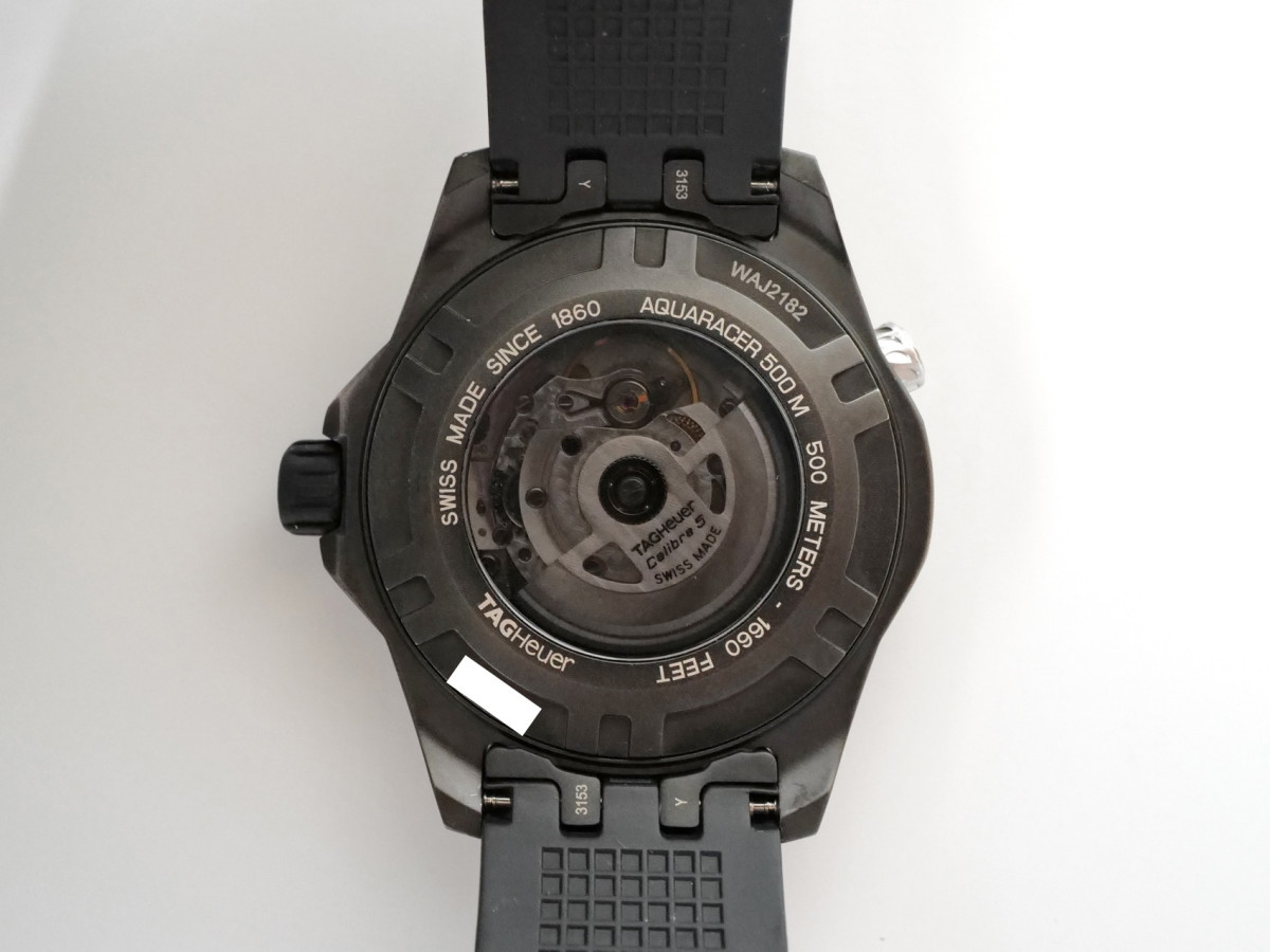 Швейцарський годинник TAG Heuer Aquaracer 500M Calibre 5 Titanium 18K Rose Gold 43