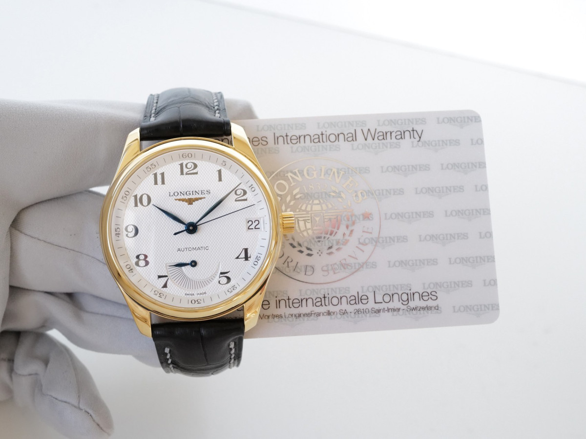 Швейцарський годинник Longines Master Collection Power Reserve 18K Yellow Gold 42