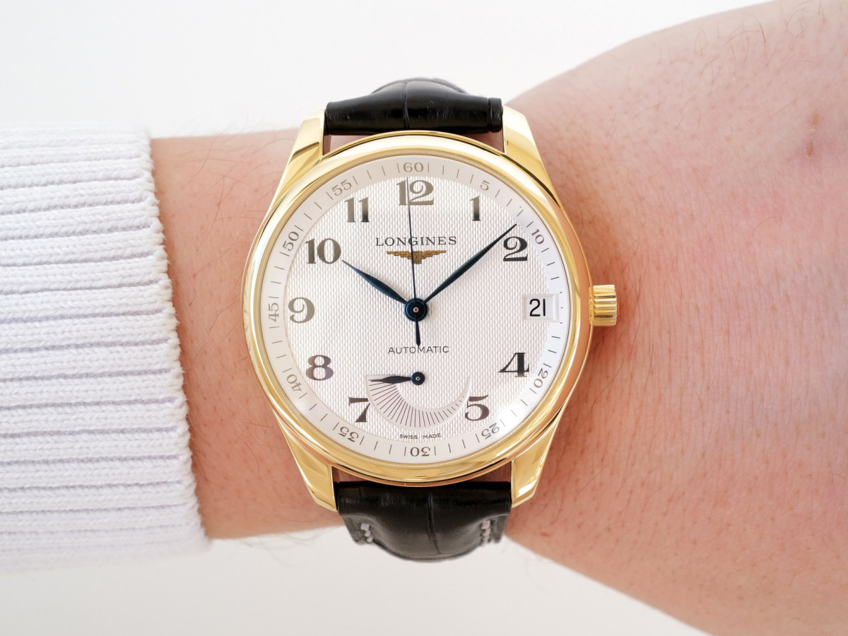 Швейцарський годинник Longines Master Collection Power Reserve 18K Yellow Gold 42