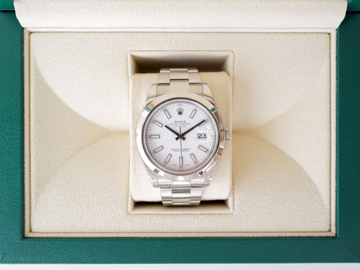 Swiss watch Rolex Datejust II White Dial 41