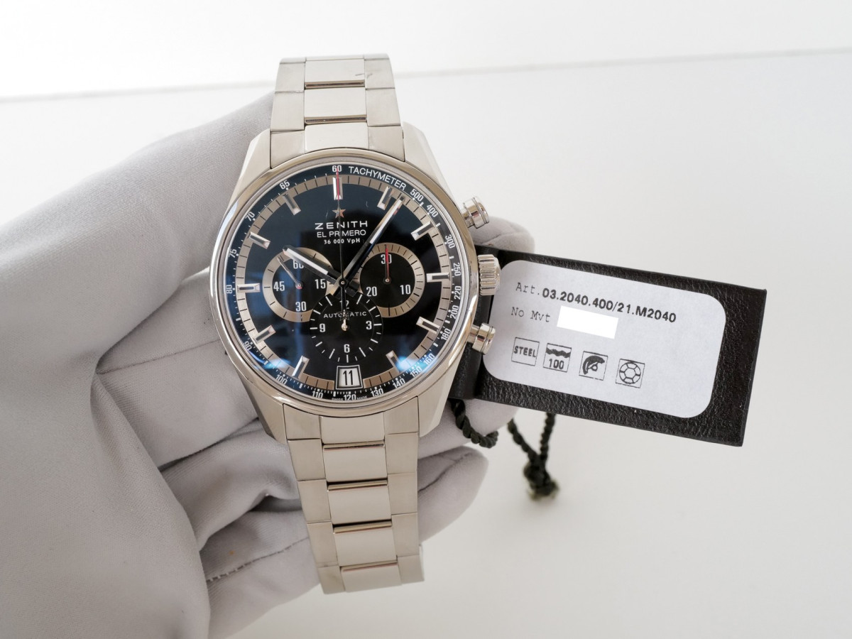 Swiss watch Zenith Chronomaster El Primero Black Dial 42