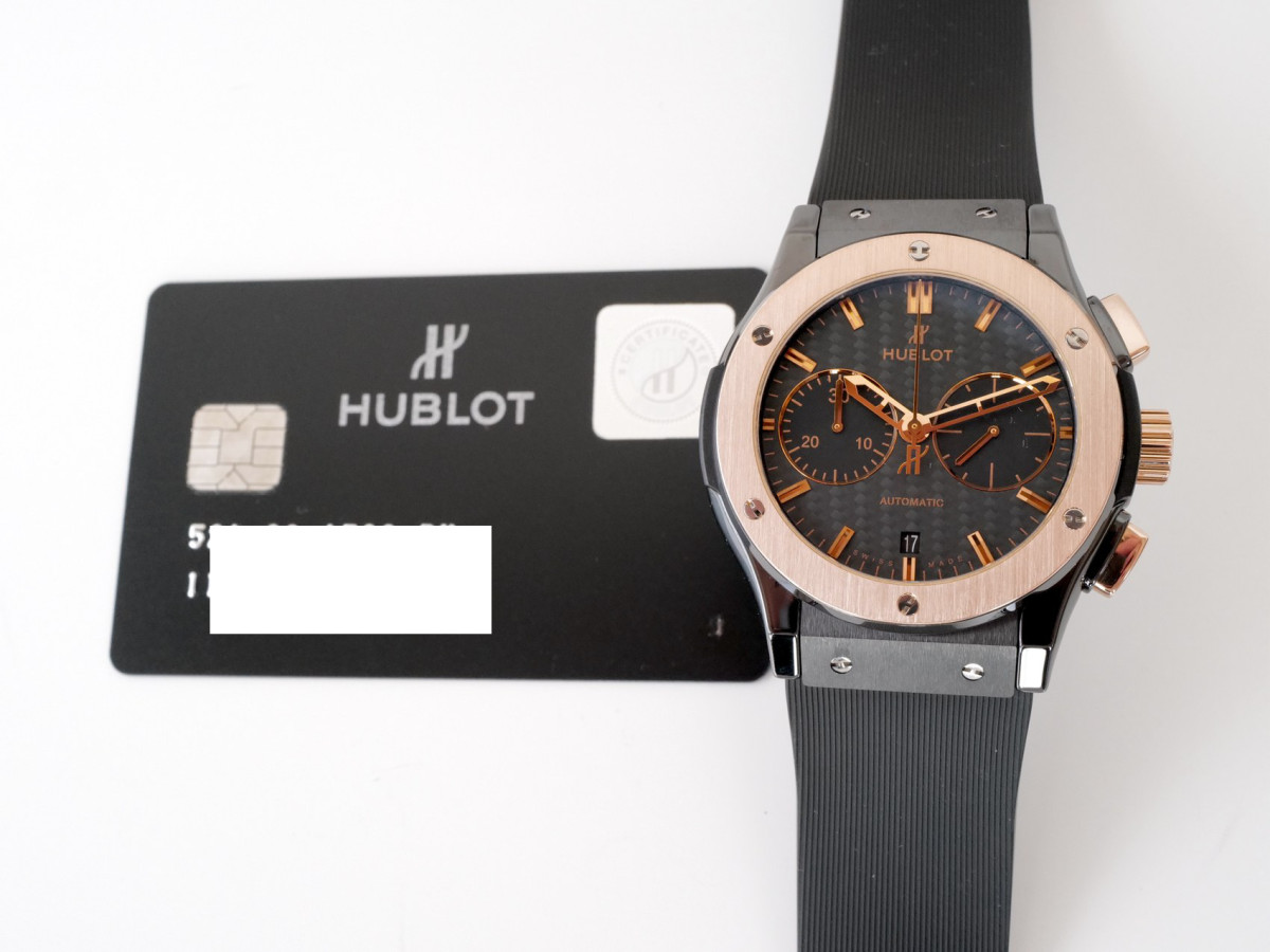 Swiss watch Hublot Classic Fusion Chronograph 45 Ceramic 18K Rose Gold (2022)