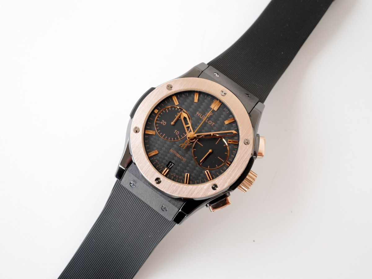 Swiss watch Hublot Classic Fusion Chronograph 45 Ceramic 18K Rose Gold (2022)