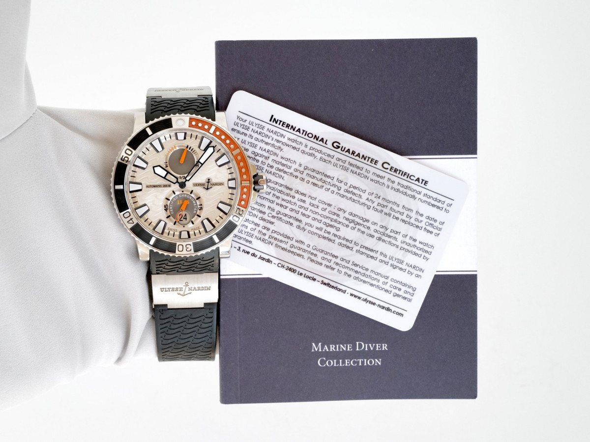 Swiss watch Ulysse Nardin Maxi Marine Diver Titanium 45