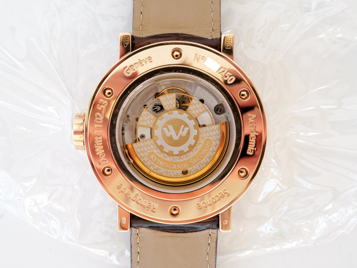 Швейцарские часы DeWitt Academia Seconde Retrograde Serenity 18K Rose Gold 43