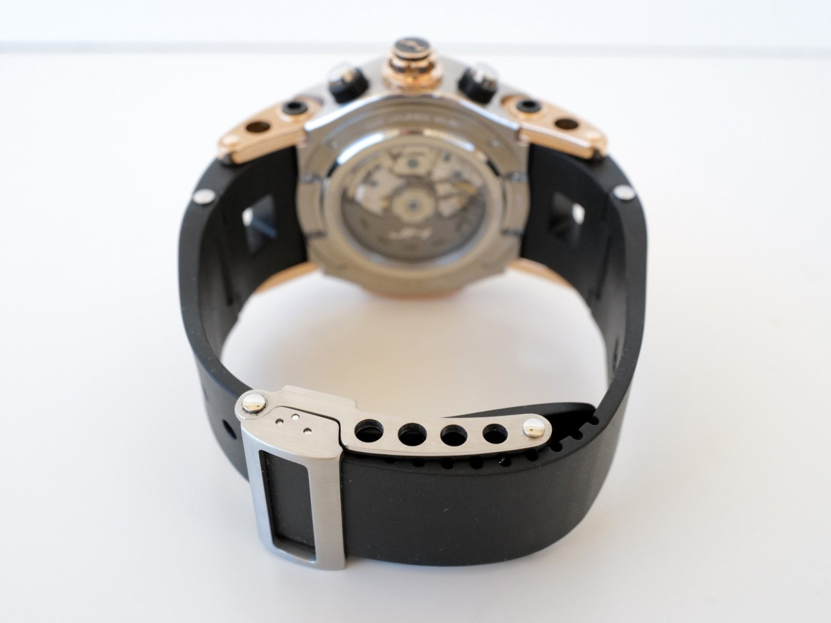 Swiss watch Jorg Hysek Abyss Explorer Discoverer Chronograph 18K Rose Gold Steel 44