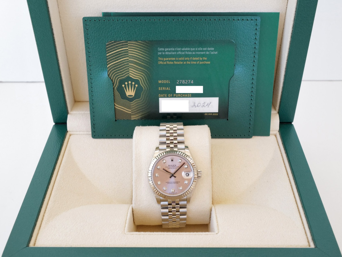 Швейцарський годинник Rolex Datejust 31 Jubilee Pink Diamond Dial