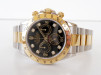 Swiss watch Rolex Cosmograph Daytona 18K Yellow Gold Steel Black Diamond Dial 40