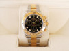 Swiss watch Rolex Cosmograph Daytona 18K Yellow Gold Steel Black Diamond Dial 40