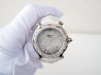 Швейцарские часы Chopard Happy Sport Diamond Snowflake 18K White Gold Steel 38