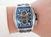 Swiss watch Cvstos Challenge Chronograph Chrono II Blue Skeleton Dial